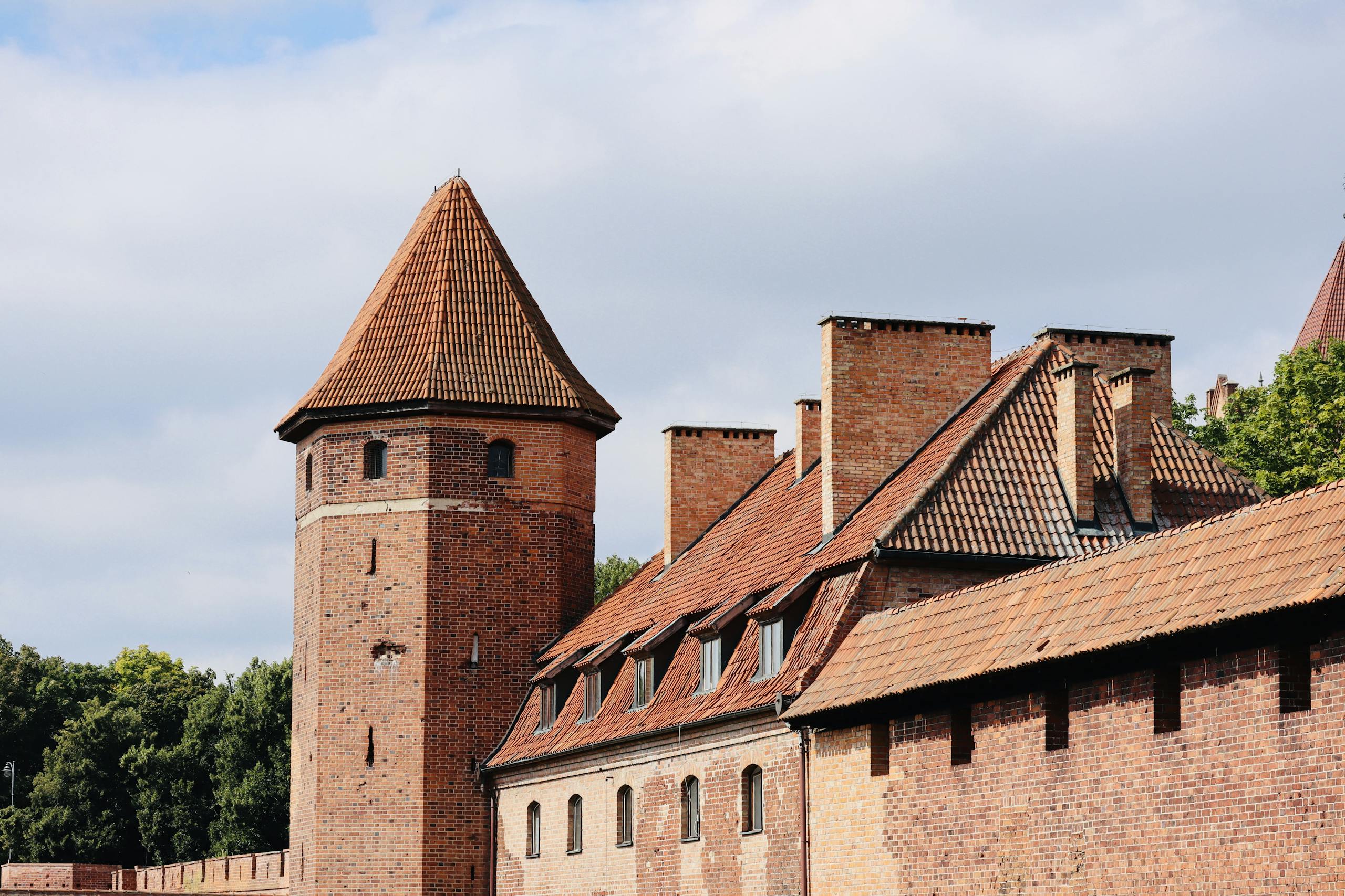 Tower and Wall of Malbork Castle